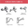 Mitigeur Bain-Douche Mural Fairfax en Chrome - Design Rétro par Jacob Delafon 348,21 €