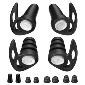 Alyvisun Bouchons d'Oreilles Anti Bruit - 2 Paires en Silicone et Mousse avec Étuis de Rangement 18,92 €