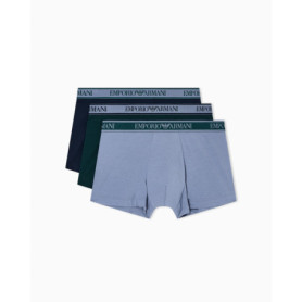 Lot de 3 Boxers Emporio Armani Core Logoband Bleu XXL pour Homme