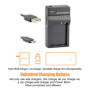 Pack de 2 Batteries Li-Ion DSTE EN-EL23 avec Chargeur USB pour Nikon Coolpix