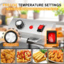 Friteuse Électrique Professionnelle Inox 4L avec Thermostat TAIMIKO