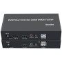 Extendeur KVM Fibre 20km HDMI USB avec Télécommande - Full HD 1080p