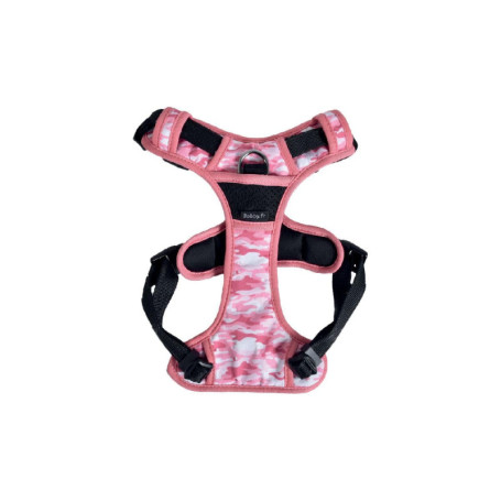 Harnais Confort Camouflage Rose pour Chien - Taille XS