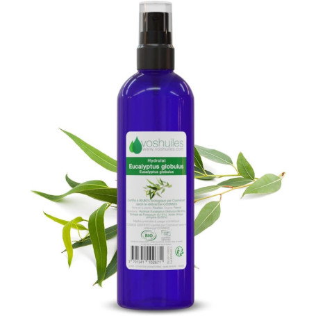 Hydrolat d'Eucalyptus Globulus 100ml - VOSHUILES, Parfum Naturel et Pur