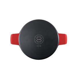 Sauteuse en Fonte d'Aluminium IBILI avec Couvercle en Verre - 24 cm