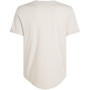 T-Shirt Beige à Manches Courtes pour Homme avec Badge Calvin Klein
