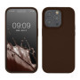 Coque Antidérapante Chocolat pour iPhone 14 Pro - kwmobile