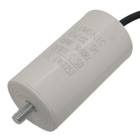 Condensateur de démarrage Lumonic 45µF 450V avec fil de 25cm