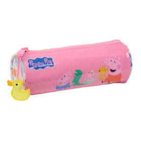 Trousse Scolaire Ronde Peppa Pig pour Enfants - Multicolore, 20 cm