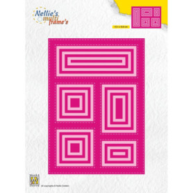 Matrice de Découpe Rectangle Multi Frame 15,1 x 10,8 cm - Nellie's Choice