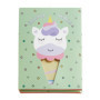 Back2Fun Lot de 10 Blocs de Notes Adhésives Licornes Kawaii - 250 Feuilles Colorées