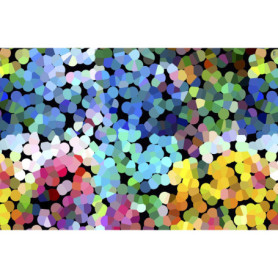 Tapis Vinyle Multicolore Vilber New Look Dots - 100 x 153 cm