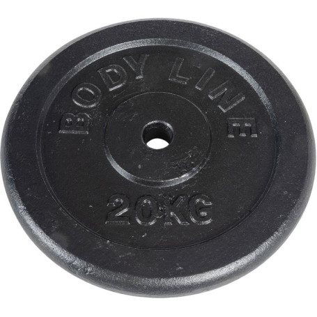 Disque de Poids en Fonte 20 kg pour Haltères et Musculation