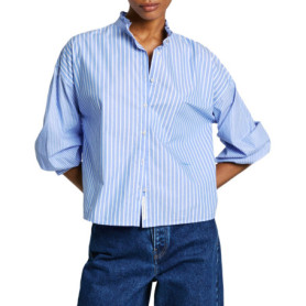 Chemisier Fluide Pepe Jeans Pipery Bleu pour Femme - Taille XL