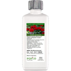 Engrais Liquide Premium pour Rosiers Grimpants et Buissons - POFLO 1000ml