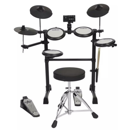 Batterie Électronique Woodbrass DDX10-MESH - Kit Complet pour Débutants