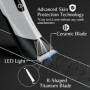 Tondeuse Étanche BarberBoss pour Homme - Rasoir Hygiénique avec Lame en Céramique