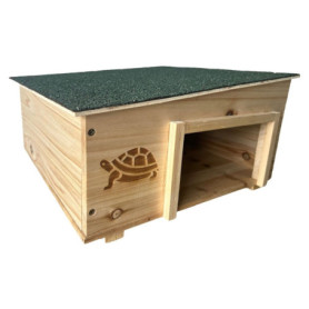 Abri en Cèdre pour Tortues Terrestres - Reptiles Planet 40x40 cm