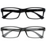 Pack de Lunettes de Lecture Design Noir et Gris - OPULIZE