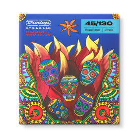 Cordes de Basse Jim Dunlop Robert Trujillo Signature 5 Cordes Acier Inox 45-130