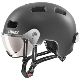 Casque Uvex Rush Visor avec Visière et Éclairage LED - Léger et Stylé