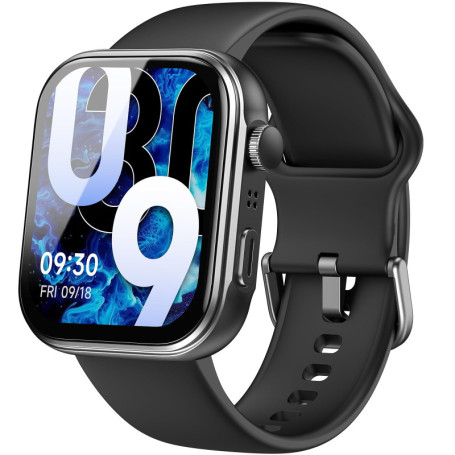 TOZO S6 Montre Connectée AMOLED 1.85" - Appels Bluetooth et Suivi Sportif