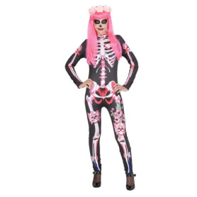 Costume Catrina Skelita Femme - Déguisement Halloween et Jour des Morts