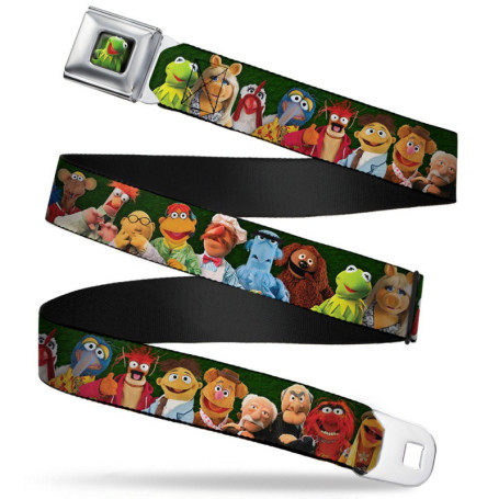 Ceinture de Sécurité Kermit la Grenouille - Buckle-Down, Multicolore, Ajustable 32-52 pouces