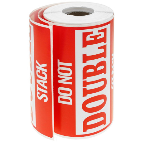 Rouleau de 500 Étiquettes Adhésives Blanches pour Expédition - 108 x 79 mm