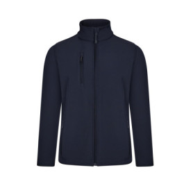 Veste Softshell Imperméable Unisexe Mukua - Bleu Marine