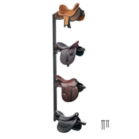 Porte-Selle Cheval VEVOR à 4 Niveaux - Rangement Pratique et Durable