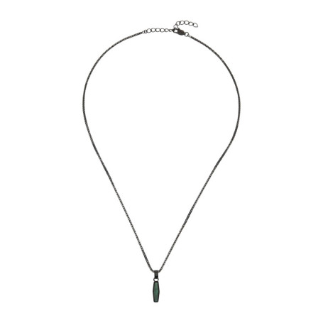 Collier Urbancore en Acier Inoxydable Noir pour Homme - Breil