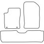 Tapis de Sol Sur Mesure AUTO-STYLE pour Citroen Xsara Picasso 2006-2011