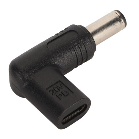 Adaptateur USB C vers DC 6.0mm avec Charge Rapide 100W - Angle 90 Degrés