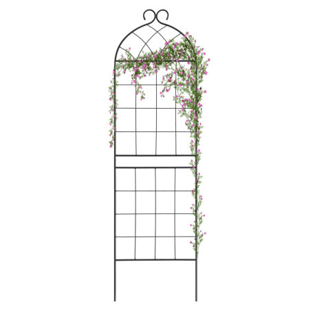 Treillis de Jardin SCENDOR en Fer Antirouille pour Plantes Grimpantes - 180,3 cm H x 50 cm l