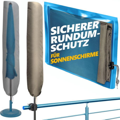 Housse de Protection Taupe pour Parasol 4smile - Résistante et Durable