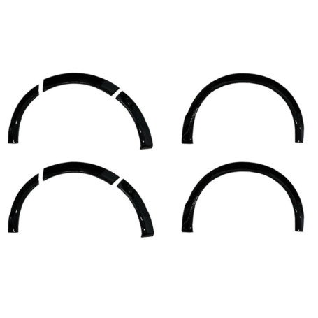 Enjoliveurs de Passage de Roue Oneway pour Volkswagen Transporter T6 - Noir Brillant