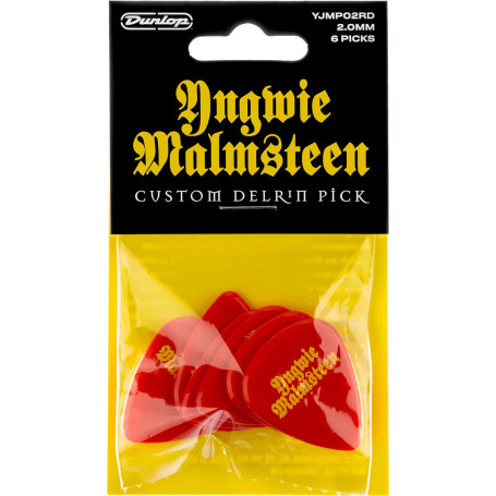 Médiators Jim Dunlop Yngwie Malmsteen 2mm - Sachet de 6