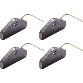 Lot de 2 Paires de Balais en Cuivre pour Sèche-Linge Miele