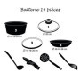 Batterie de Cuisine KAMBERG 14 pièces - Induction et Éco-Responsable - Made in France