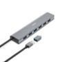 Hama Hub USB 7 Ports Aluminium 5Gbps avec Adaptateur USB-C