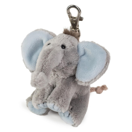 Porte-clés peluche éléphant Babysugar bleu - Schaffer Knuddel mich!