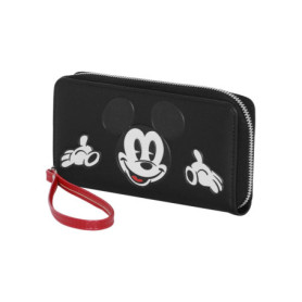 Portefeuille Mickey Mouse Noir - Pratique et Élégant