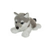 Peluche Loup Allongé Gris & Blanc - 25 cm par Gipsy