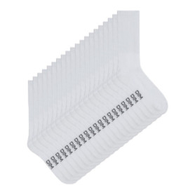 Lot de 10 Chaussettes Mi-Hautes Sport DIM Ecodim - Confort et Style Blanc 40-45 EU