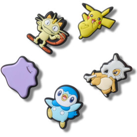 Lot de 5 Breloques Pokémon pour Chaussures Crocs - Multicolore