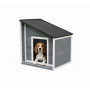 Niche en Bois Étanche pour Petit Chien Relaxdays avec Toit Inclinable
