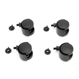 Lot de 4 roulettes pivotantes pour meubles de bureau - STEY ACCESORIOS