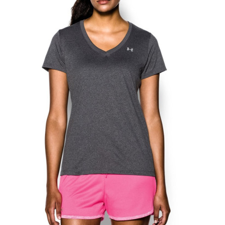 T-shirt de Sport Femme Under Armour UA Tech Col en V