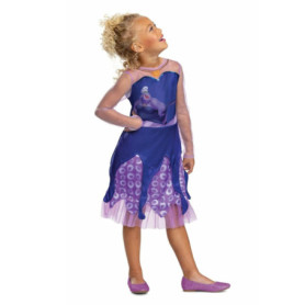 Déguisement Enfant Ursula Disney Villains - Taille M (7-8 Ans) - Licence Officielle